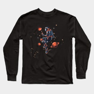 "Stellar Explorer: Journey Through the Cosmos" T -Shirt Long Sleeve T-Shirt